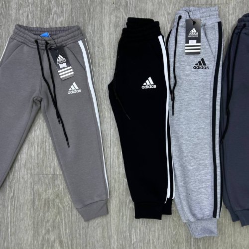 Штаны спорт MMZ (4-8) 1012-1-1 grey (зима) MMZ 1012-1-1 grey