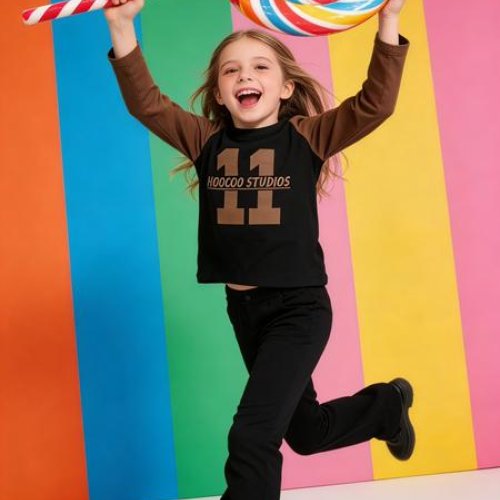 Свитер Yalisi (120-160) 5810 black (деми) Yalisi 5810 black