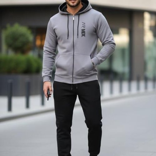 Костюм спорт Moranny (S-2XL) 5733 grey (зима) Moranny 5733 grey