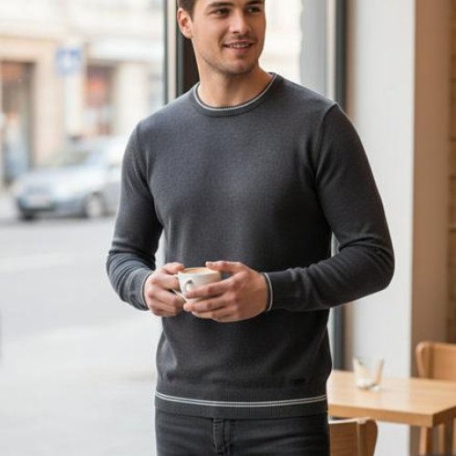 Свитер Moranny (M-2XL) 6173 grey (зима) Moranny 6173 grey