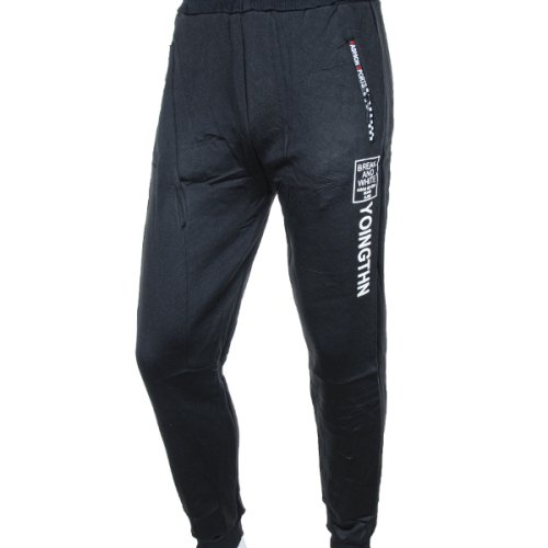 Штаны спорт CND2 (L-3XL) 4283-1001 black (зима) CND2 4283-1001 black