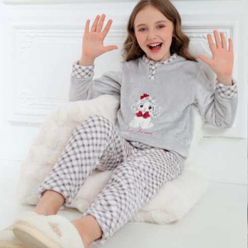 Пижама Anion (6-14) 70152 l.grey (зима) Anion 70152 l.grey