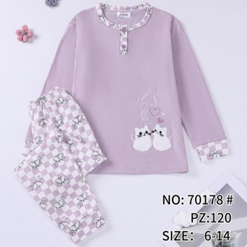 Пижама Anion (6-14) 70178 purple (зима) Anion 70178 purple