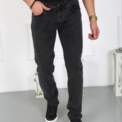 Джинсы Maxim Jeans (32-40) 2055 black (зима) Maxim Jeans 2055 black