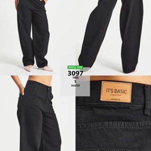 Джинсы Maxim Jeans (32-36) 3097-1 black (деми) Maxim Jeans 3097-1 black