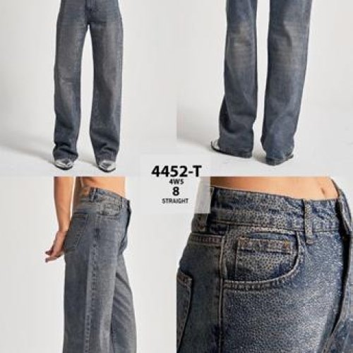 Джинсы Maxim Jeans (34-42) 4452-8 blue (деми) Maxim Jeans 4452-8 blue