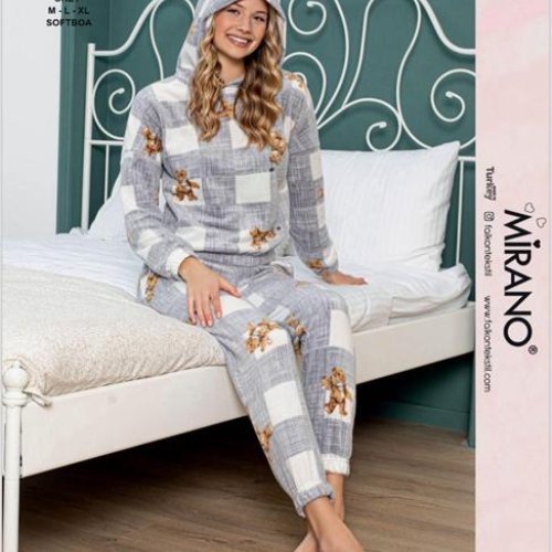 Пижама Trikotag (M-XL) 3250 l.grey (зима) Trikotag 3250 l.grey