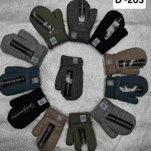 Варежки Рукавичка (4-6) D203 mix (зима) Рукавичка D203 mix