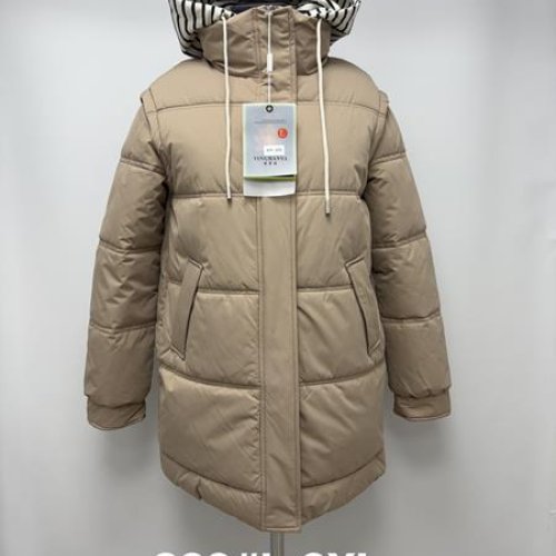 Куртка Jacket (L-2XL) 329 beige (зима) Jacket 329 beige