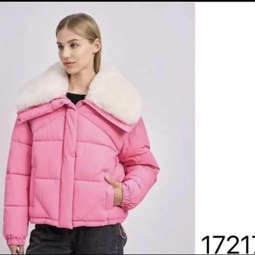 Куртка Jacket (42-48) B17217 pink (зима) Jacket B17217 pink