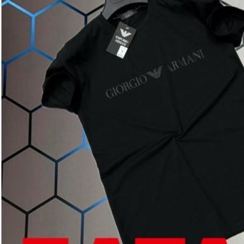 Футболка Alex Clothes (2XL-6XL) 13113 black (лето) Alex Clothes 13113 black