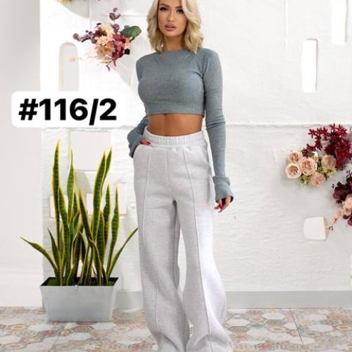 Штаны спорт Global (48-52) 116-2 l.grey (зима) Global 116-2 l.grey