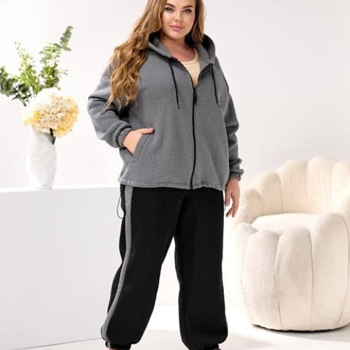 Костюм спорт Global (46-64) 182-2 grey (зима) Global 182-2 grey