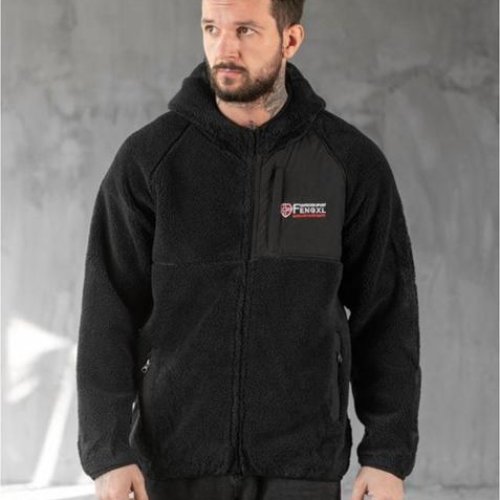 Кофта спорт Global (48-56) GL102 black (зима) Global GL102 black