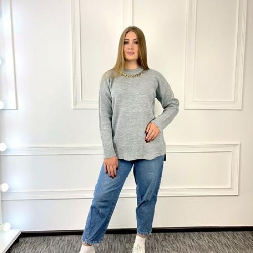 Свитер Global (52-58) GL95 grey (деми) Global GL95 grey
