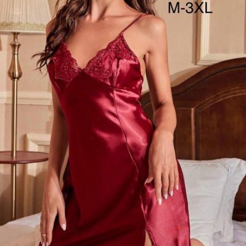 Ночнушка Estima (M-3XL) 70263 red (лето) Estima 70263 red