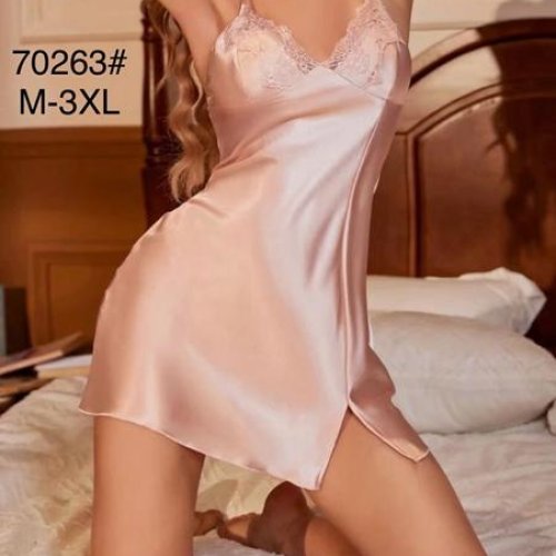 Ночнушка Estima (M-3XL) 70263 powder (лето) Estima 70263 powder