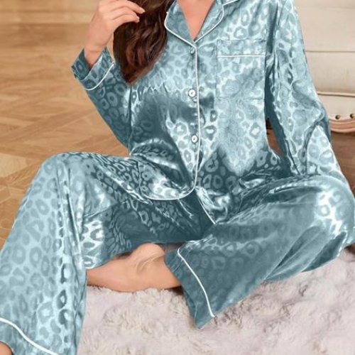 Пижама Estima (M-3XL) 70441 l.blue (деми) Estima 70441 l.blue