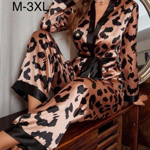 Пижама Estima (M-3XL) 70227 brown (деми) Estima 70227 brown