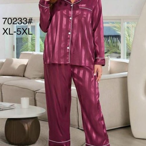 Пижама Estima (XL-5XL) 70233 wine (деми) Estima 70233 wine