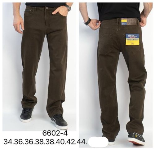 Джинсы Lili (34-44) 6602-4 brown (деми) Lili 6602-4 brown