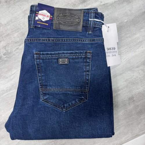 Джинсы God Baron (34-44) 9839-1 blue (деми) God Baron 9839-1 blue