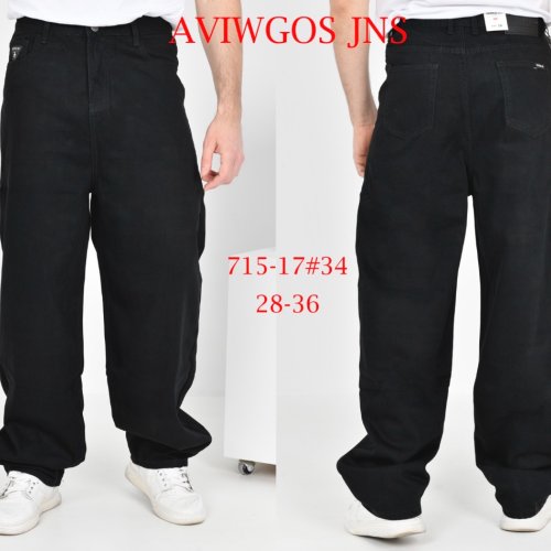 Джинсы God Baron (28-36) 715-17 black (деми) God Baron 715-17 black