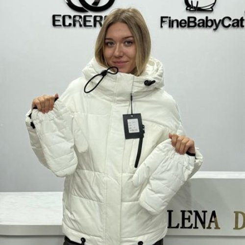 Куртка Orange Chinese (S-2XL) 018 milk (зима) Orange Chinese 018 milk