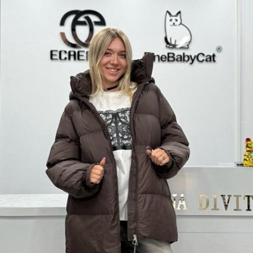 Куртка Orange Chinese (M-2XL) 7716 brown (зима) Orange Chinese 7716 brown