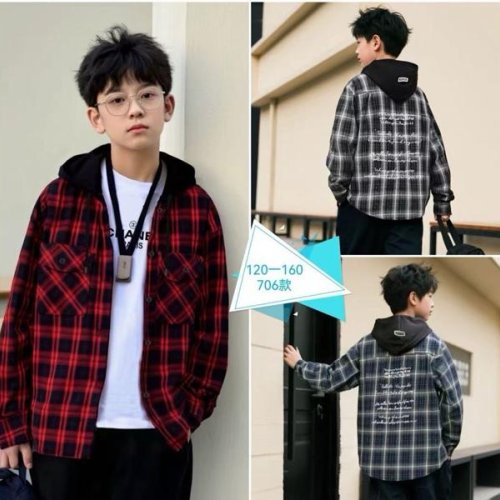 Рубашка SunnyTot (6-10) 706 black (деми) SunnyTot 706 black