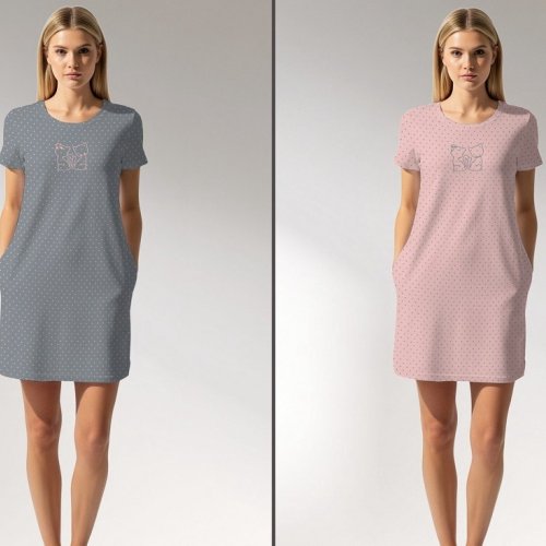 Ночнушка Trikotag (M-2XL) T55 pink (лето) Trikotag T55 pink