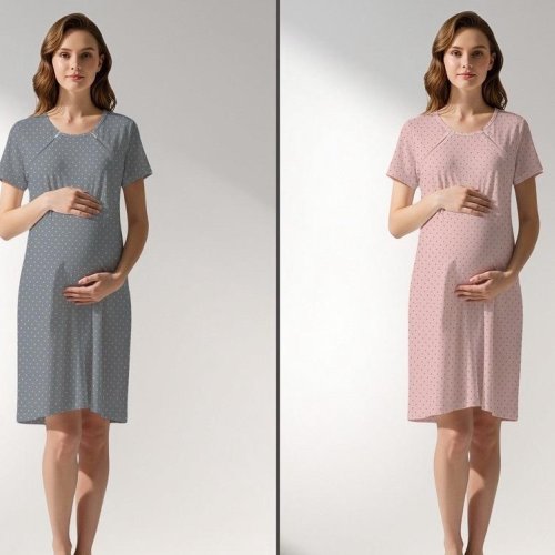 Ночнушка Trikotag (S-2XL) T62 grey (лето) Trikotag T62 grey