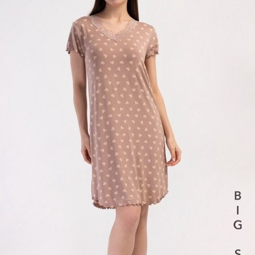 Ночнушка Trikotag (XL-4XL) T71 nude (лето) Trikotag T71 nude