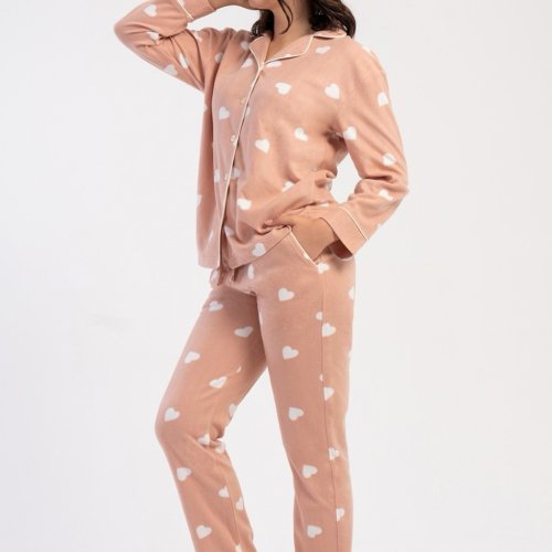 Пижама Trikotag (S-XL) T119 beige (зима) Trikotag T119 beige