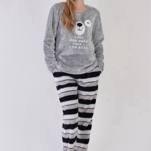 Пижама Trikotag (S-XL) T122 grey (зима) Trikotag T122 grey