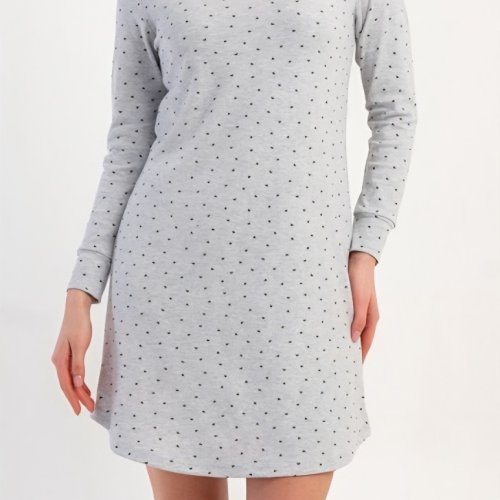 Ночнушка Trikotag (S-XL) T82 l.grey (деми) Trikotag T82 l.grey