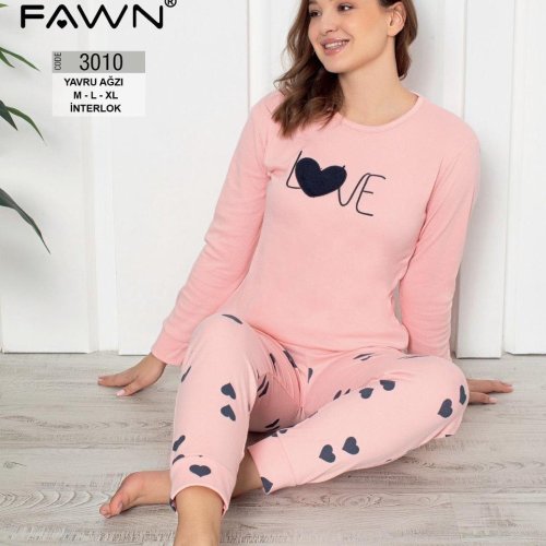 Пижама Trikotag (M-XL) 3010 pink (деми) Trikotag 3010 pink