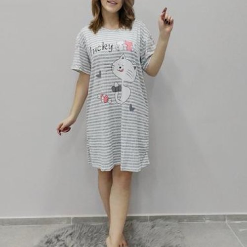 Ночнушка Anion (52) 204 grey (лето) Anion 204 grey