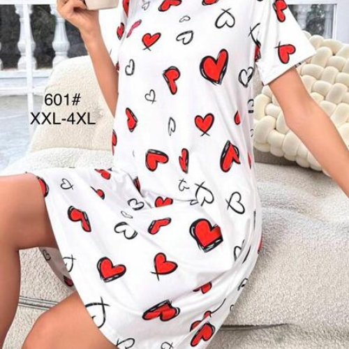 Ночнушка Anion (2XL-4XL) 601 white (лето) Anion 601 white