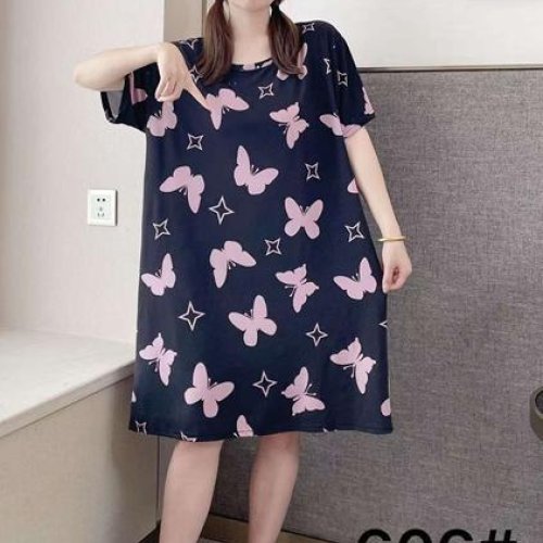 Ночнушка Anion (2XL-4XL) 606 navy (лето) Anion 606 navy