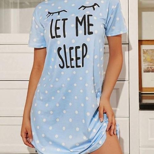 Ночнушка Anion (2XL-4XL) 6639-4 l.blue (лето) Anion 6639-4 l.blue