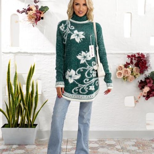 Туника Lola (48-50) LL432 green (зима) Lola LL432 green