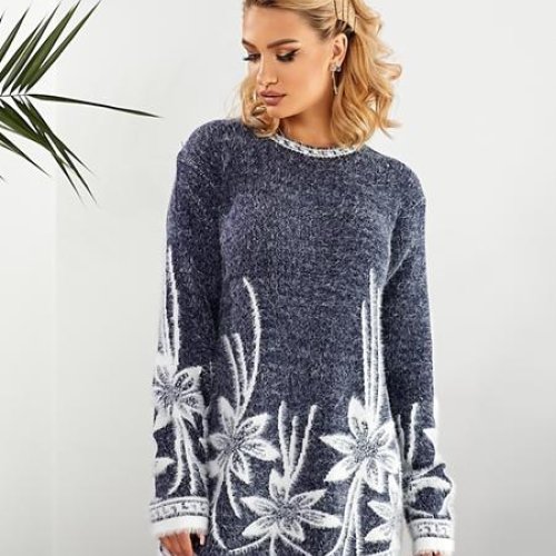 Туника Lola (48-50) LL437 grey (зима) Lola LL437 grey