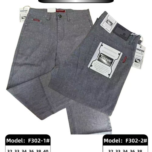 Джинсы God Baron (32-38) F302-2 grey (деми) God Baron F302-2 grey