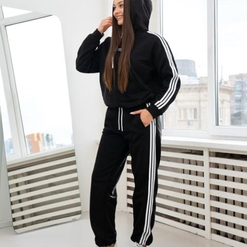 Костюм спорт AZNA (XS-L) ДП168 black (деми) AZNA ДП168 black