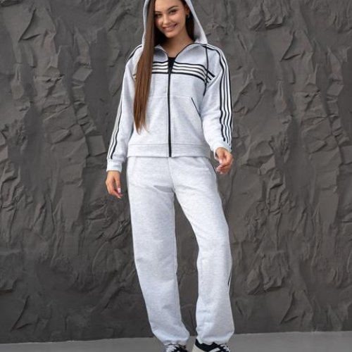 Костюм спорт AZNA (S-XL) ДП166 l.grey (деми) AZNA ДП166 l.grey