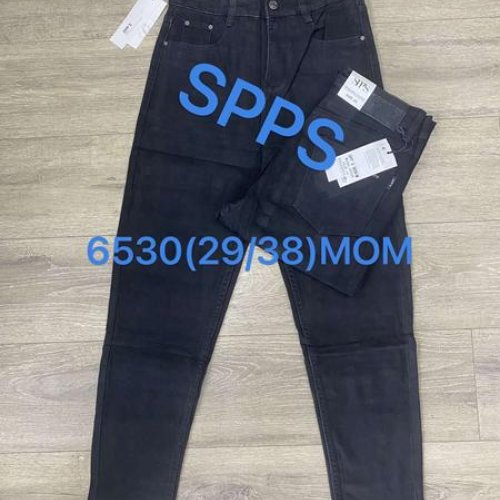 Джинсы Maxim Jeans (29-38) 6530 black (деми) Maxim Jeans 6530 black