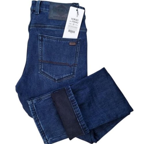 Джинсы Maxim Jeans (32-40) 582 blue (зима) Maxim Jeans 582 blue