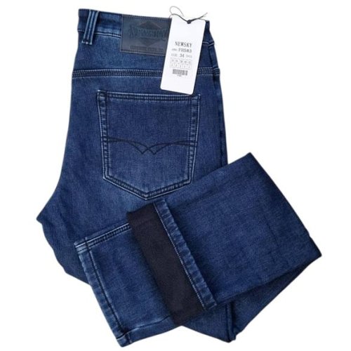 Джинсы Maxim Jeans (34-42) 583 blue (зима) Maxim Jeans 583 blue