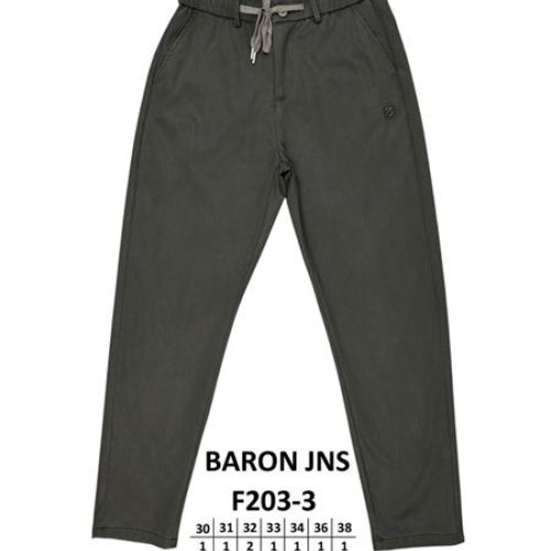 Штаны Baron Jeans (30-38) F203-3 khaki (деми) Baron Jeans F203-3 khaki
